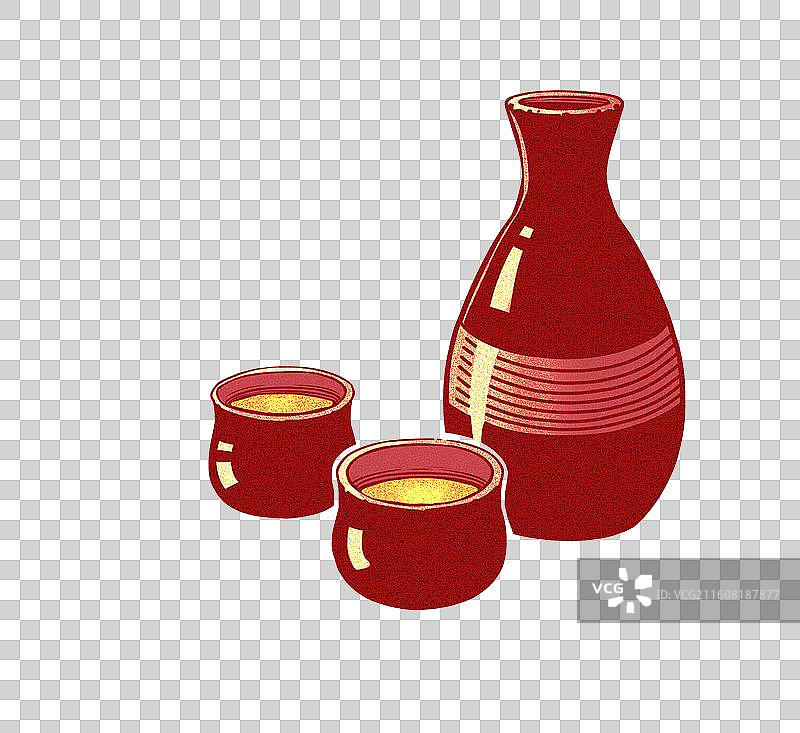 日式酒杯图片素材