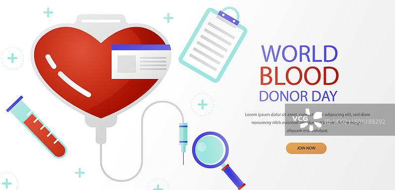 世界主题的渐变色横幅模板图片素材