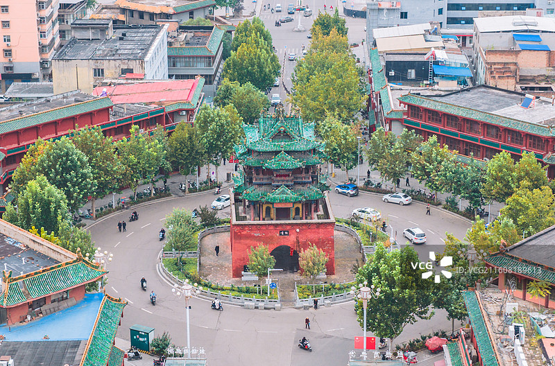 山西临汾霍州鼓楼图片素材