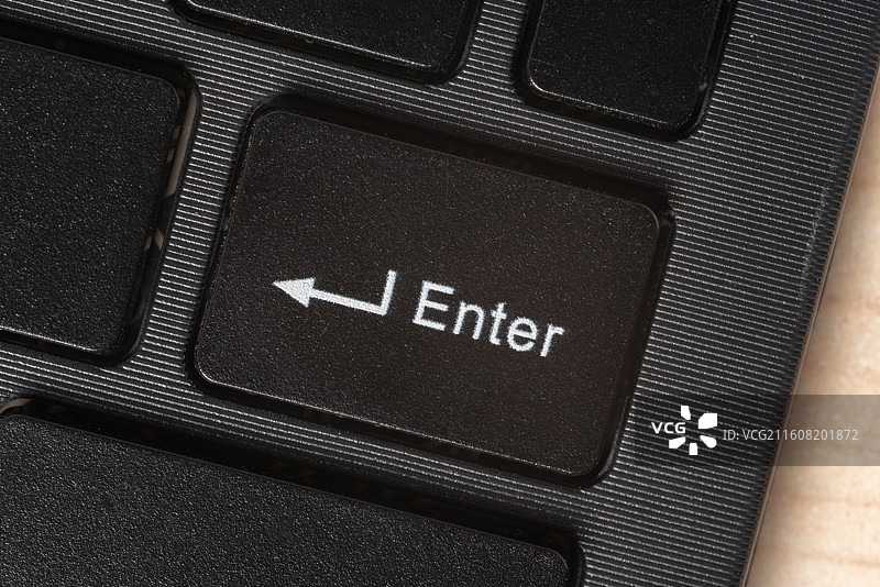 键盘Enter键特写图片素材