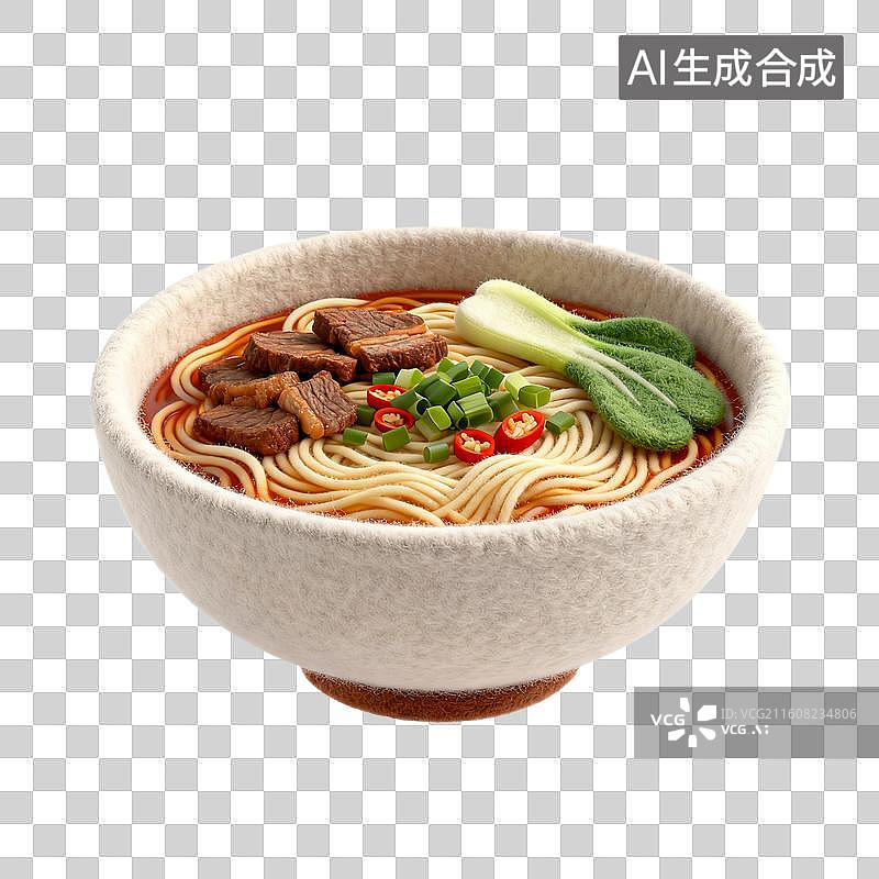 【AI数字艺术】一碗美味的面条图片素材