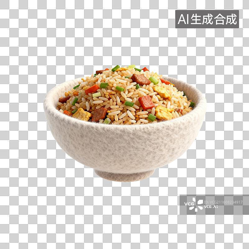【AI数字艺术】一碗美味的炒饭图片素材
