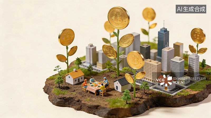 【AI数字艺术】GDP投资理财，国内生产总值，民生，经济，发展图片素材