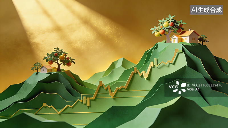 【AI数字艺术】GDP投资理财，国内生产总值，民生，经济，发展图片素材