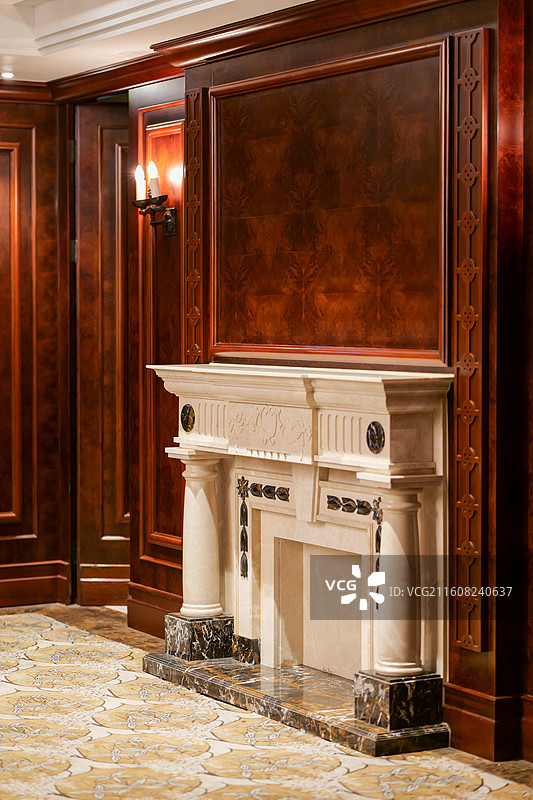 上海外滩：和平饭店内部图片素材