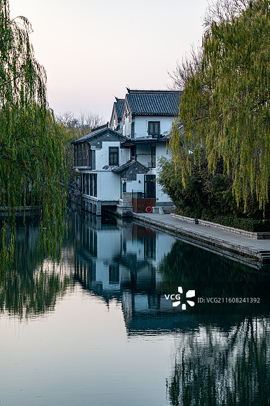 冬日午后-明湖南岸图片素材