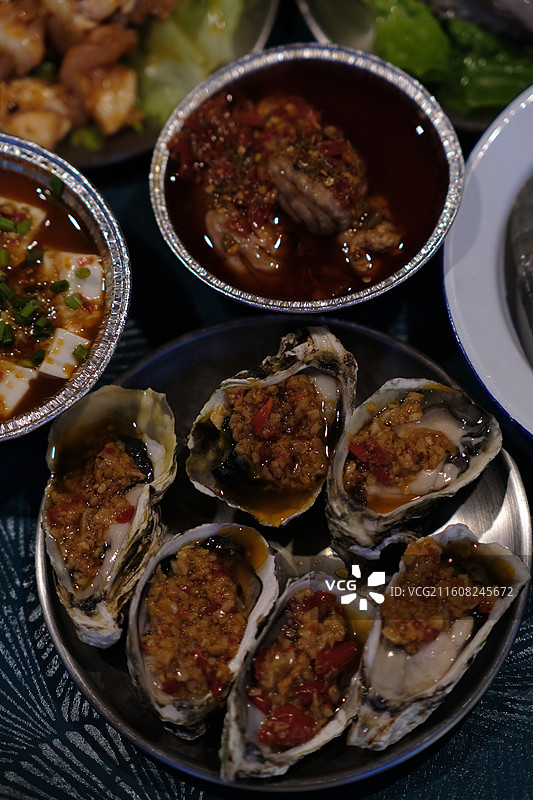 美食自助烤肉花园餐厅图片素材