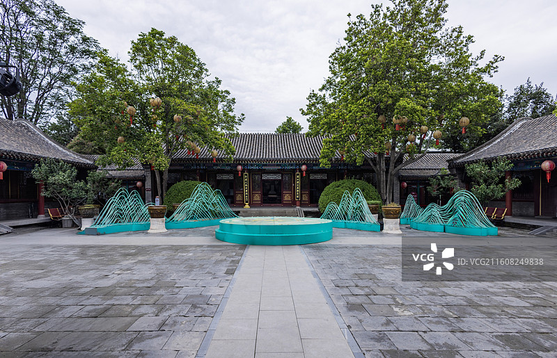 河北正定古城荣国府景观图片素材