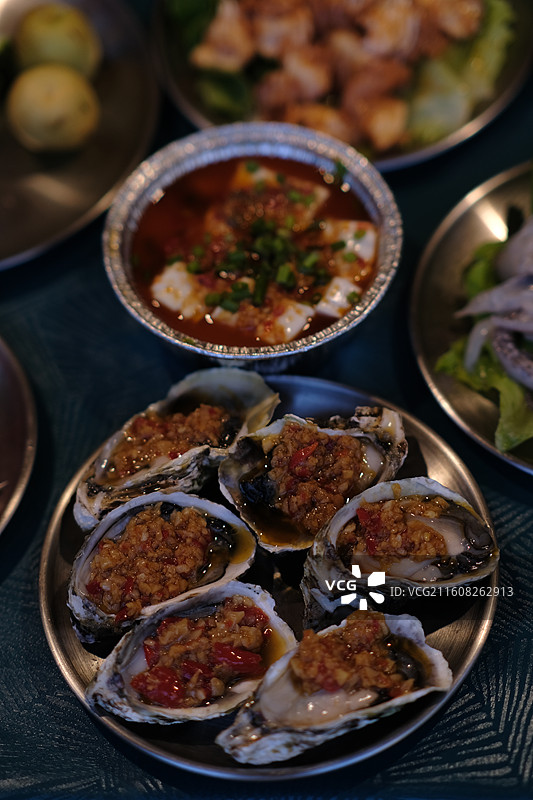 美食自助烤肉花园餐厅图片素材