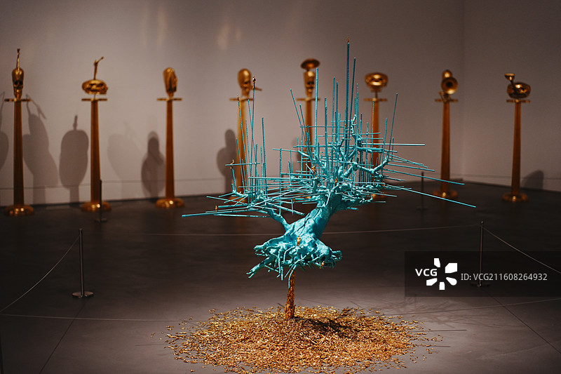 林天苗个展艺术装置展品图片素材