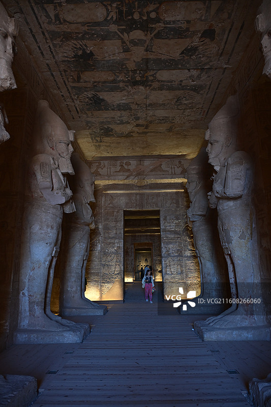 埃及阿布辛贝神庙图片素材