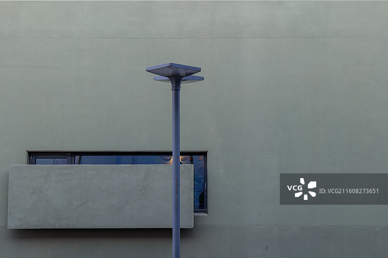 上海1876新视觉创意园的路灯简约背景图片素材