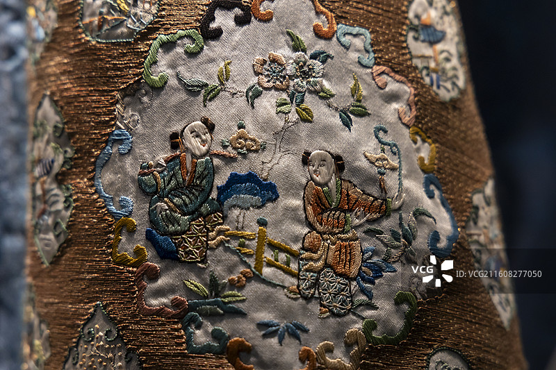 清代汉族服饰展图片素材