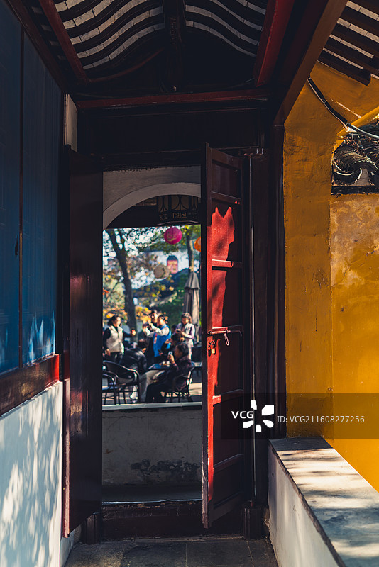 斑斓色彩的兴福寺图片素材