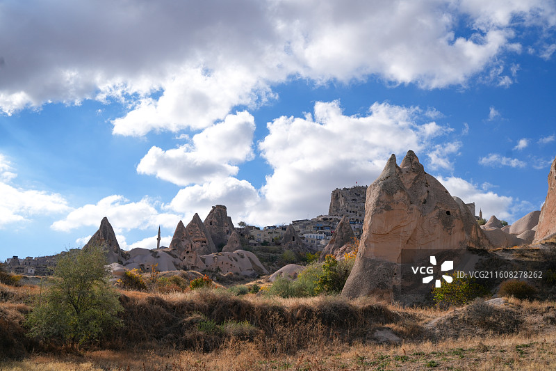 卡帕多奇亚鸽子谷地质风光图片素材
