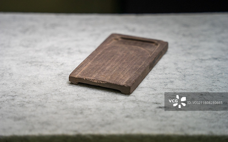 太原文庙（山西考古博物馆）石砚图片素材