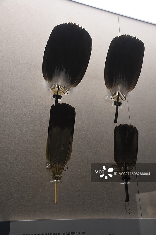 浙江省杭州市，中国扇文化博物馆，扇子图片素材