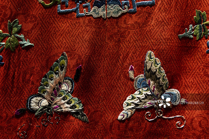 清代汉族服饰展图片素材