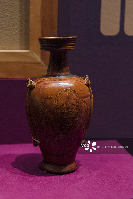 花瓶 唐朝 内蒙古博物院图片素材