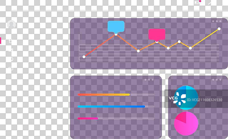 用户仪表板面板模板图片素材