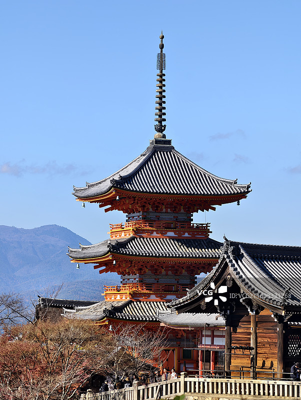 日本京都清水寺图片素材