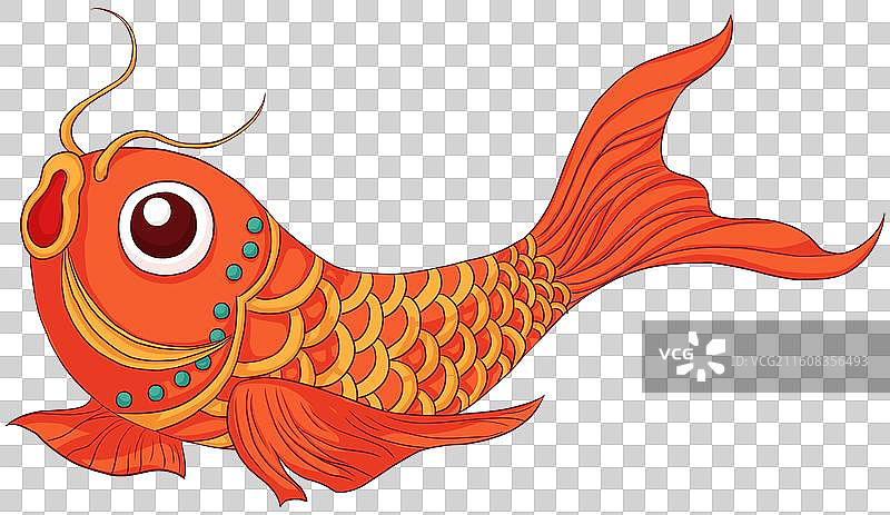 国潮风鲤鱼图片素材