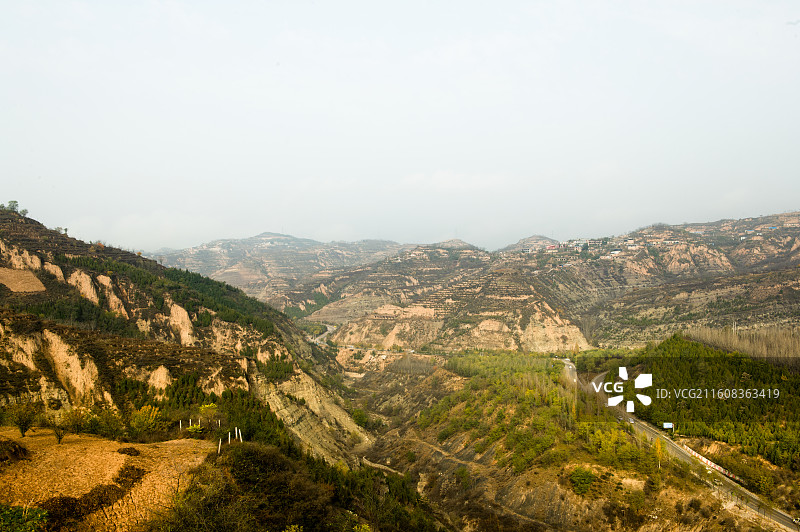 黄土高坡（吕梁柳林县白家坡村）图片素材