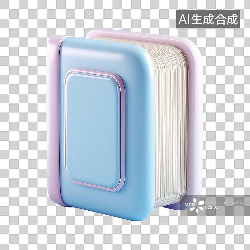 【AI数字艺术】可爱教科书图标图片素材