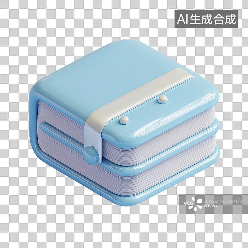 【AI数字艺术】可爱教科书图标图片素材