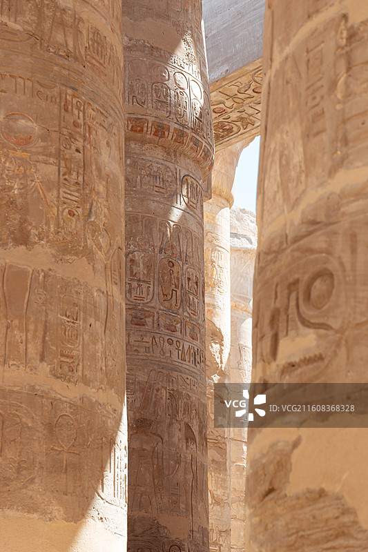埃及卢克索卡纳克神庙图片素材
