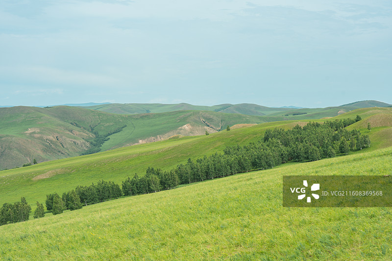 呼伦贝尔乌兰山景区风光图片素材
