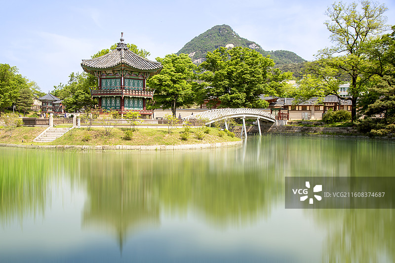 韩国首尔景福宫风光图片素材