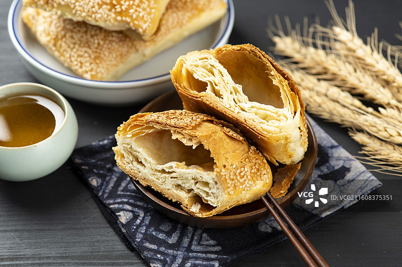 缸炉烧饼图片素材