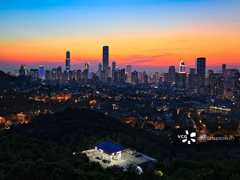 大连夜景图片素材