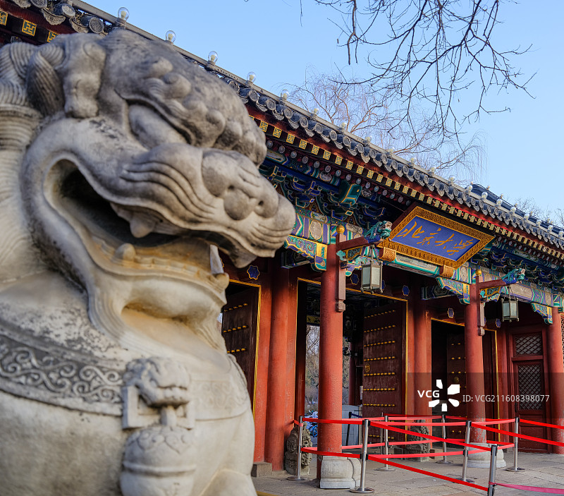 北京大学西校门图片素材