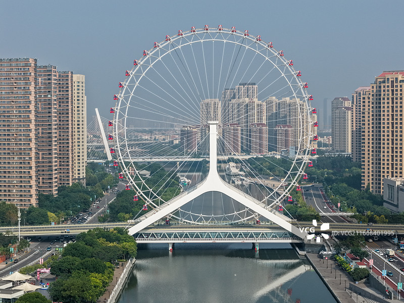 天津之眼摩天轮图片素材