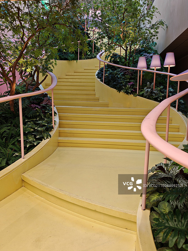 S形楼梯图片素材