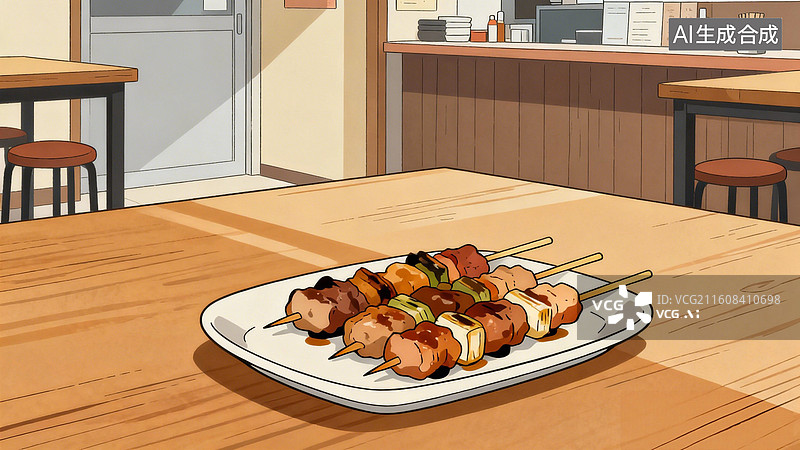 【AI数字艺术】烧烤图片素材