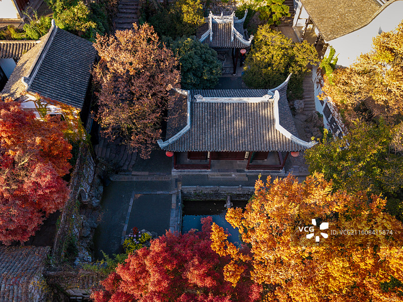 无锡锡惠公园寄畅园天下第二泉图片素材