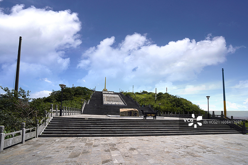 浙江省舟山市岱山县鹿栏晴沙景区图片素材