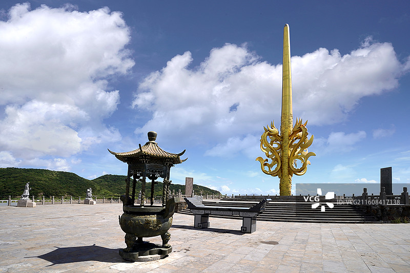 浙江省舟山市岱山县鹿栏晴沙景区图片素材