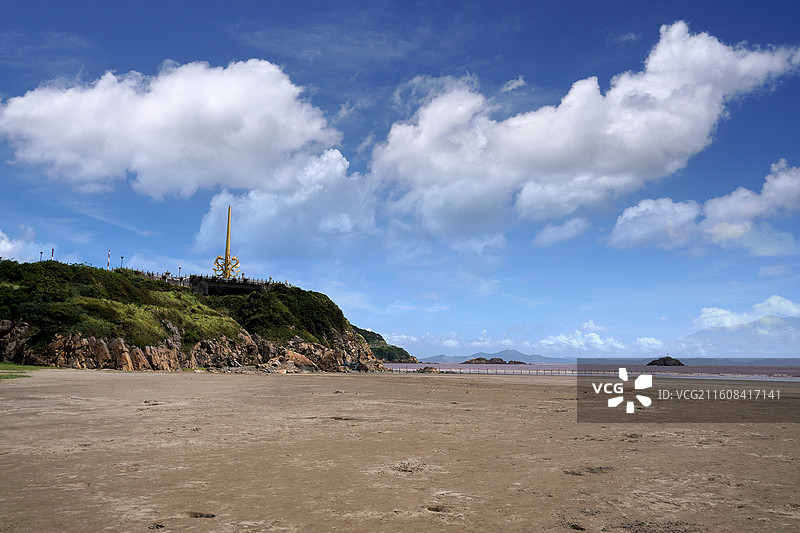 浙江省舟山市岱山县鹿栏晴沙景区图片素材