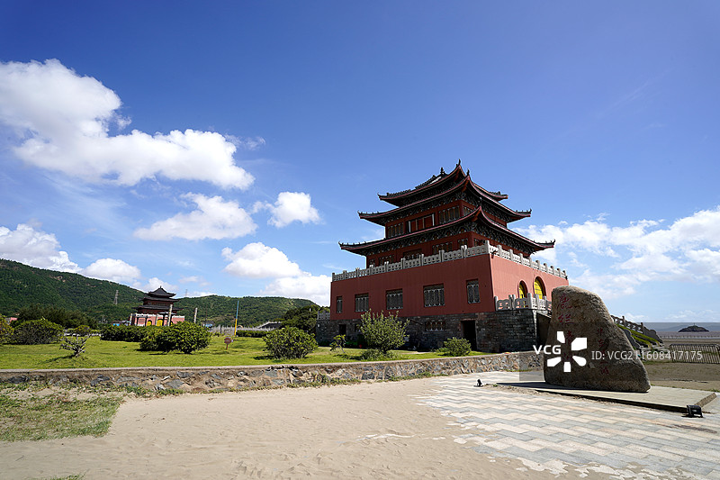 浙江省舟山市岱山县鹿栏晴沙景区图片素材