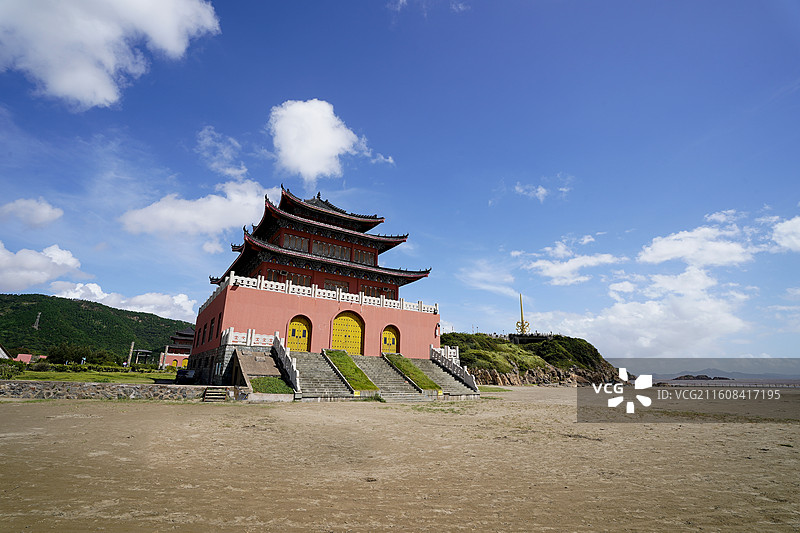 浙江省舟山市岱山县鹿栏晴沙景区图片素材