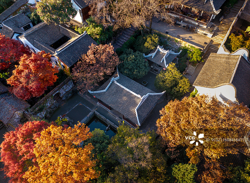 无锡锡惠公园寄畅园天下第二泉图片素材