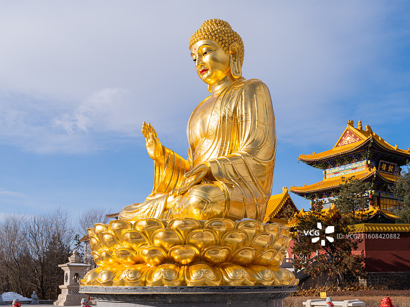 六鼎山正觉寺大佛图片素材