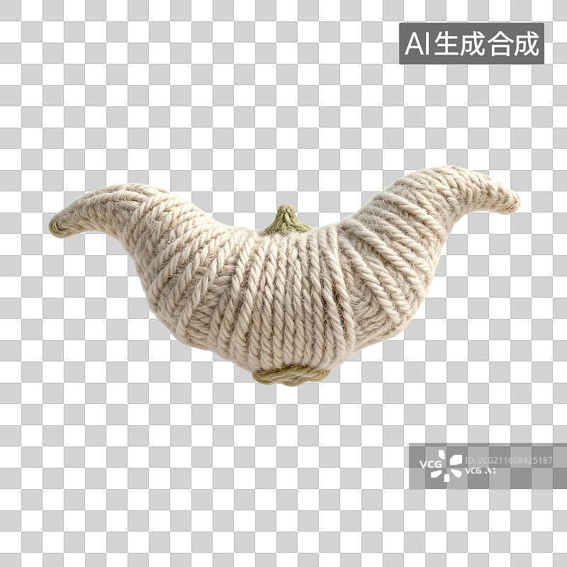 【AI数字艺术】毛线风格的菱角图片素材