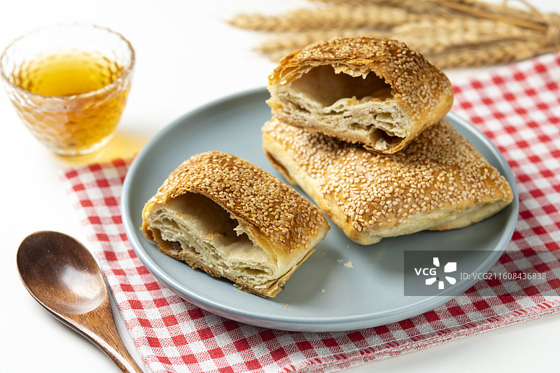 缸炉烧饼图片素材