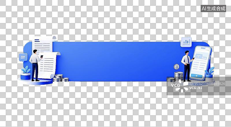 【AI数字艺术】金融银行业金币精英分析图表边框图片素材