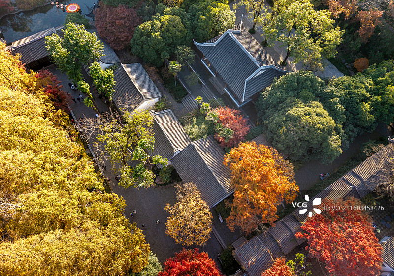 无锡锡惠公园寄畅园天下第二泉图片素材